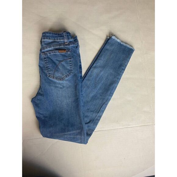 Joe's Jeans - Girls Skinny High Rise Ankle Raw Hem Distress - Size 16 Girls - Picture 3 of 11